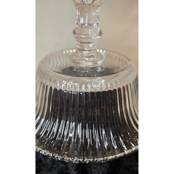 DIAMOND FIRE SMALL PEDESTAL GLASS BOWL SOGA JAPAN - Picture 7 of 8